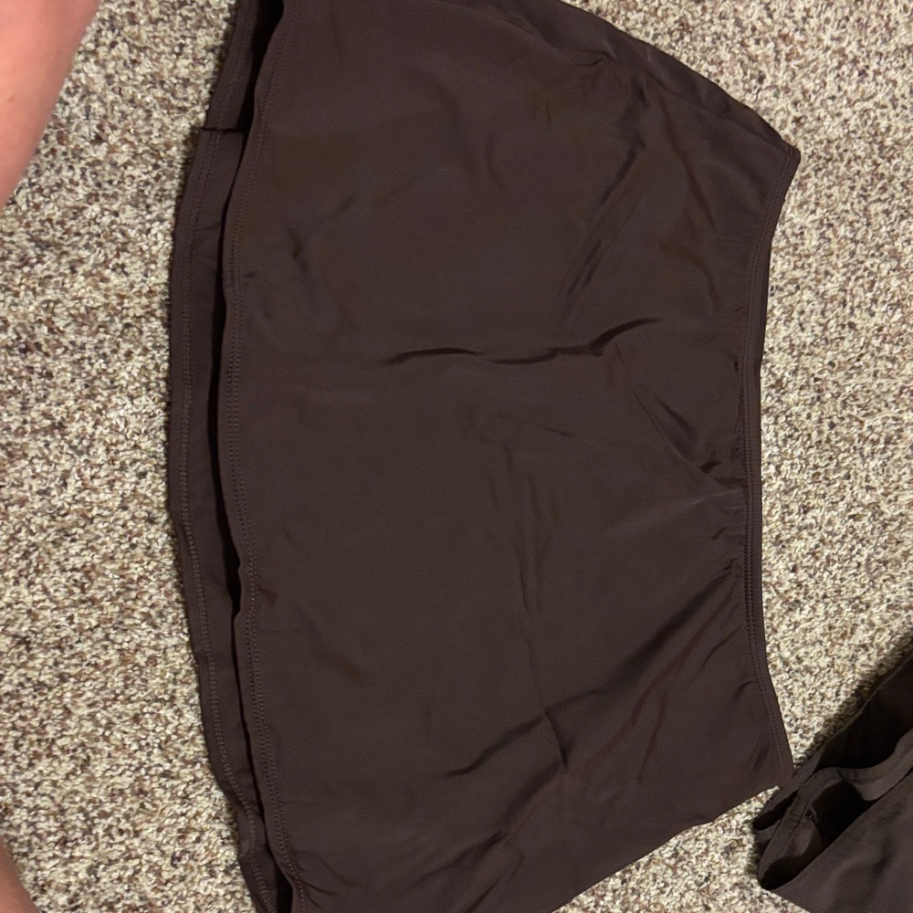 Brown Skirt Bathing Suit